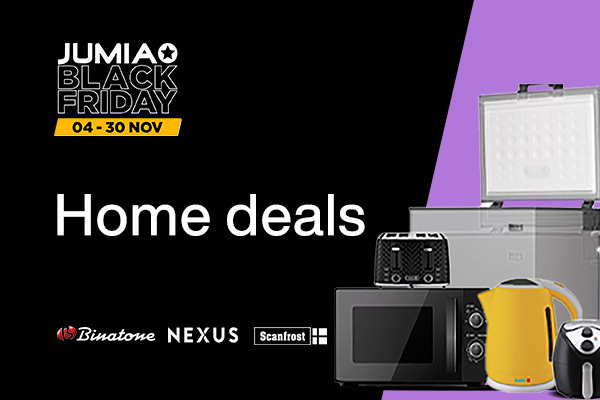 JUMIA Black Friday Top Deals: Purchase any item for half off and have it delivered to your door or picked up at a location before making payment.